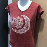 Style & Co  v neck orange T-shirt Photo 1