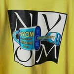 Vintage 90s NYOM Unlocked My Creativity Graphic Tee L Yellow Single Stitch 50/50 Size L Photo 4