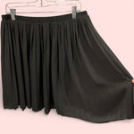 Max Studio Cute  black semi-sheer whimsigoth fairy pleated mini skirt elastic Photo 0