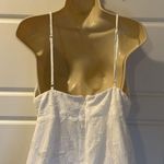 Lulus Lulu’s Mindful Muse White Floral Burnout Skater Mini Dress XL NWOT Photo 7