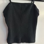 BP MOVING SALE black square neck ribbed camisole cropped top Photo 4
