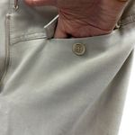 Worthington  Stretch Cream Khaki Wide Leg Capri Pants with Pockets Womens 4 Photo 3