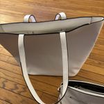NWT White 3 Piece Pebble Leather Office Laptop Tote Bag, Purse And Wristlet‎ Photo 9