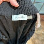 Calvin Klein womens gauzy wide leg pull on pants lagenlook boho black XL Photo 3