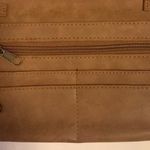 TAN LEATHER (VEGAN) CROSSBODY WITH BRASS OWL ADORNMENT Photo 3