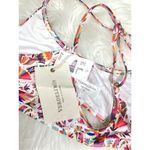 New. Verdelimon floral/bird wrap bikini top. Large. Retails $198 Red Photo 7