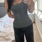 American Eagle Dark Grey Tank Top Photo 3