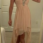 City Triangles Blush sweetheart high low gown Photo 0