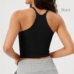 Adidas ODODOS Women's Crop 3-Pack Seamless Rib-Knit Camisole Crop Tank Tops Photo 2