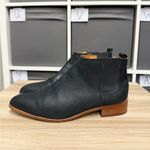Gap  Black Vegan Leather Chelsea Ankle Boots Photo 1