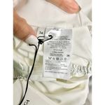 Bottega Veneta NWT Nylon Canvas High Waisted Ruched Mini Skirt White 34 / US 2 Photo 5