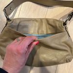 Coach Soho Pleated Tan Leather Flap Shoulder Bag Photo 10