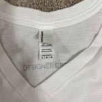 American Apparel V-Neck Alpha Delta Pi lettered t-shirt  Photo 1