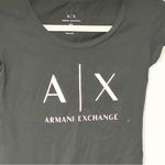 Armani Exchange  Black WOMEN TSHIRT AX STRETCH COTTON JERSEY TEE Size XS Photo 1
