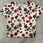 Popular 21 NWOT  rose‎ cropped top size large Photo 1