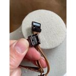 Versona NWT 5 Layered Leather Cable String Bracelet Bronze & Silver Metal Magnetic Clasp Photo 4