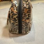 Betsey Johnson Betseyville Betsy Johnson Leopard Bowler Bag Animal Print Tote Glam Studded Y2K Photo 3