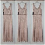 BHLDN  Adrianna Papell BROOKLYN Pale Pink Champagne Prom Formal Bridesmaid Photo 7
