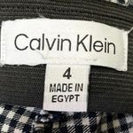 Calvin Klein  Women's Black White Gingham Check Ankle Skinny Casual Pants Size 4 Photo 5