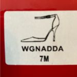 JG Women's Red Pointed Toe Heels Photo 1