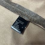 Tahari ASL faux leather blazer draped shawl jacket size‎ 2 Brown Photo 7