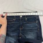 American Eagle Dark Wash Kick Boot Jeans Size 6 Long Photo 4