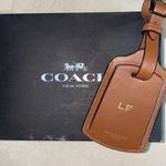 Coach  Leather Luggage “LF”‎ Initials w/Box (NEW) Photo 0