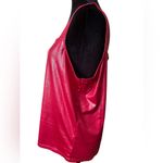 Glitz New Directions Red Glam Grunge Punk Metallic Glitter Cropped Tank Top Photo 2