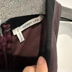 Derek Lam  Leather Mid Length Dress in Plum - size 6 Photo 6