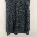 Armani Exchange Short Sleeve Charcoal Gray Sweater Dress Size Small Black Photo 3
