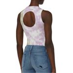 Hudson Jeans NEW Hudson Tie Dye Sleeveless Colorblock Bodysuit SMALL Photo 1