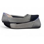 Rothy's Womens Pointed Toe Flats Black White Woven Knit Comfortable Shoes US 9.5 Photo 2