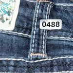 GRACE IN LA Women’s Size 28 Dark Denim Wash Pastel Patchwork Capri Jeans Photo 10