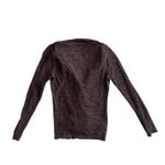 Vintage Luca D’altieri Button Up Lace Blouse Purple Size XS Photo 3