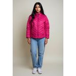 Columbia  Omni-Heat Pink Chevron Puffer Jacket XL Women’s Winter Coat Photo 9