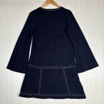 Anthropologie  THML Womens Dress Sz S Embroidered Floral Boho Bell Sleeves Photo 7