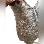 LA Hearts L.A. Hearts Strappy V Neck, Silver Gray Pink Velvet Mini Dress WORN ONCE. Size S Photo 8