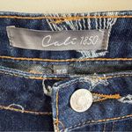 NWT Cali1850 Wide Leg Western Print Jeans Size 30 Blue Photo 1