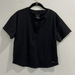 Alta Kenzie Two Pocket Scrub Top Royal Blue Size Medium Women’s Uniform Nurse Black Photo 0