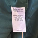 Reformation 🆕 Sathia Satin Maxi Dress Forest Green Sz 6 Photo 7