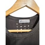 Peloton  Black Sleeveless‎ Athletic Tank Top Women's Size S Perforated Detail Photo 2