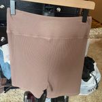 Year Of Ours  Thermal Biker Shorts Tan size medium NWT Photo 3