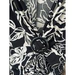 Candie's Vintage Y2K 2000s  Black White Floral O-Ring Short Sleeve Dress Small Photo 3