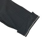 Free People  Annie Rib Knit Collared Top Women S Navy Boho Stylish Travel Resort Photo 8