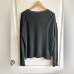 Jenni Kayne  Everyday Sweater Wool Cashmere Blend Small Gray Quiet Luxury Photo 3