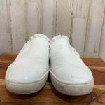 Kate Spade Women's Lillie White Ruffle Slip-On Sneakers Size 6.5 Casual Flats Photo 1