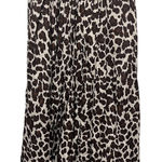 Jones New York Vintage Leopard Print Wrap Skirt Long Midi wool blend sz 8 Photo 0