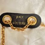 Juicy Couture Vintage black leather glitter bow bag small Photo 2