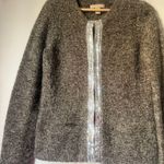 Banana Republic  Brown Sequin-Trim Sweater Jacket Size Medium Photo 2