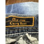 Rock Revival Vivian Easy Boot Rhinestone Mid Rise Curvy Boot Denim Jeans SIZE 26 Photo 9